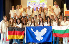 Erasmus+ startet in das neue Schuljahr mit “Voices for Peace”:  Bertolt Brecht-Gymnasium/Pazardzhik (Bulgarien) zu Gast in der Ursulinenschule
